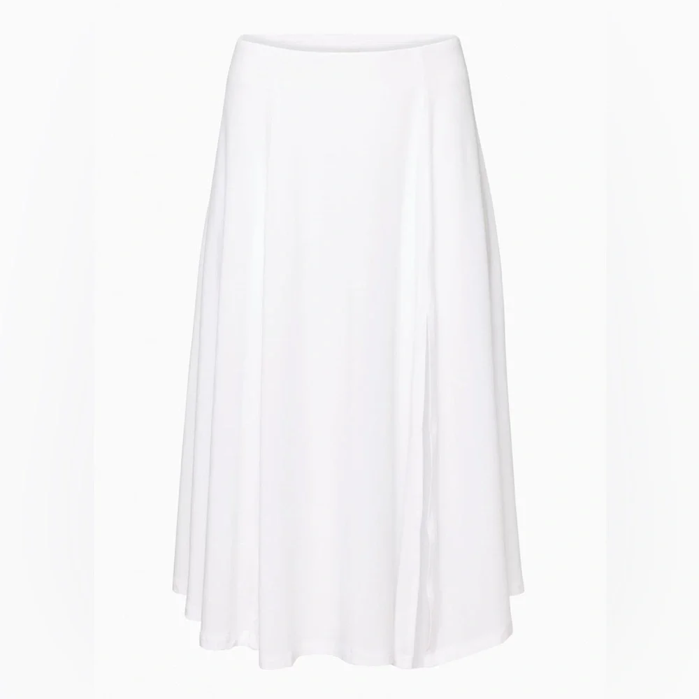 Aritzia | Wilfred‎ beach Midi Skirt with slit size M WHITE - Picture 2 of 7